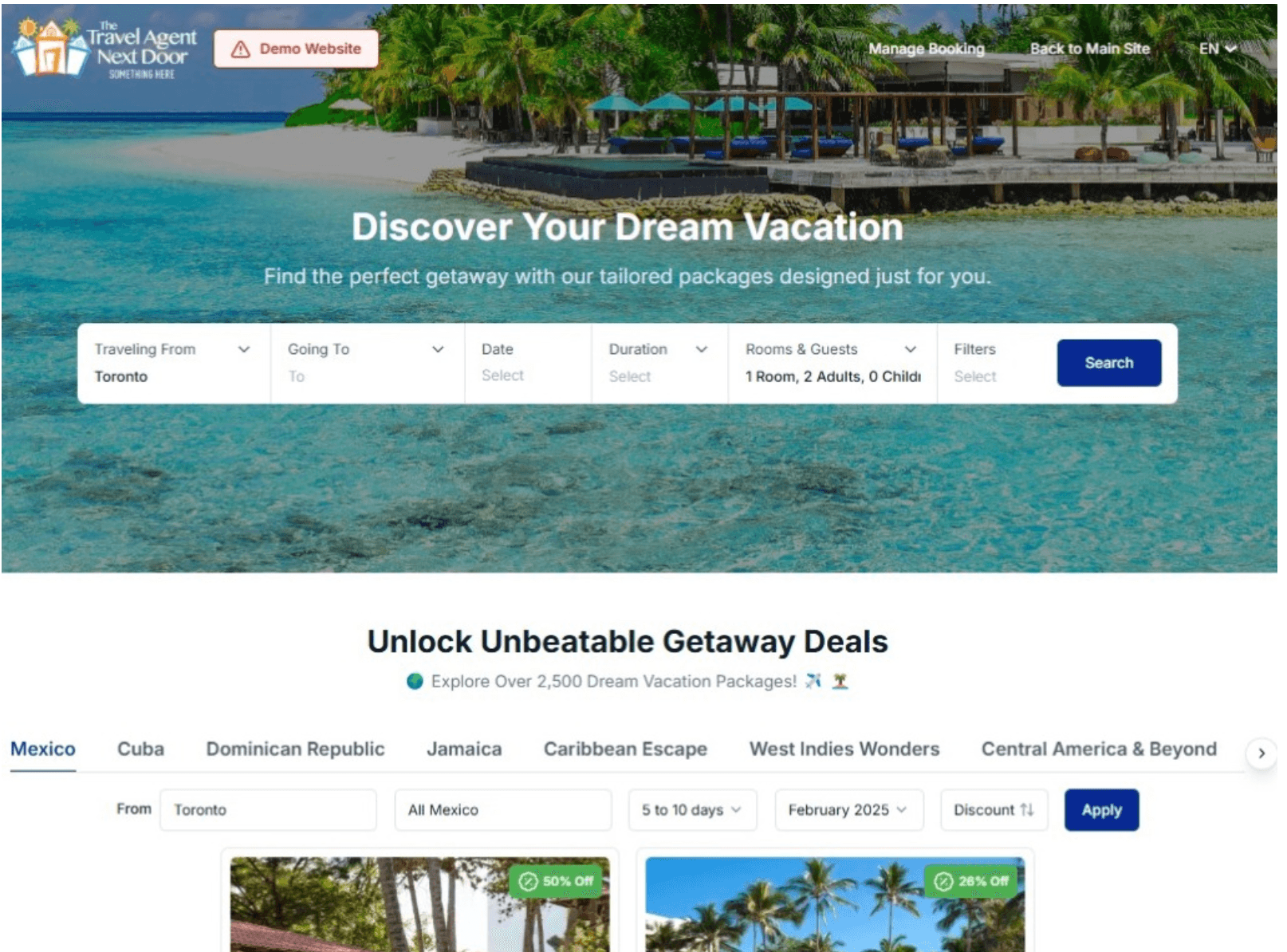 TTAND launches custom B2B2C all-inclusive booking engine