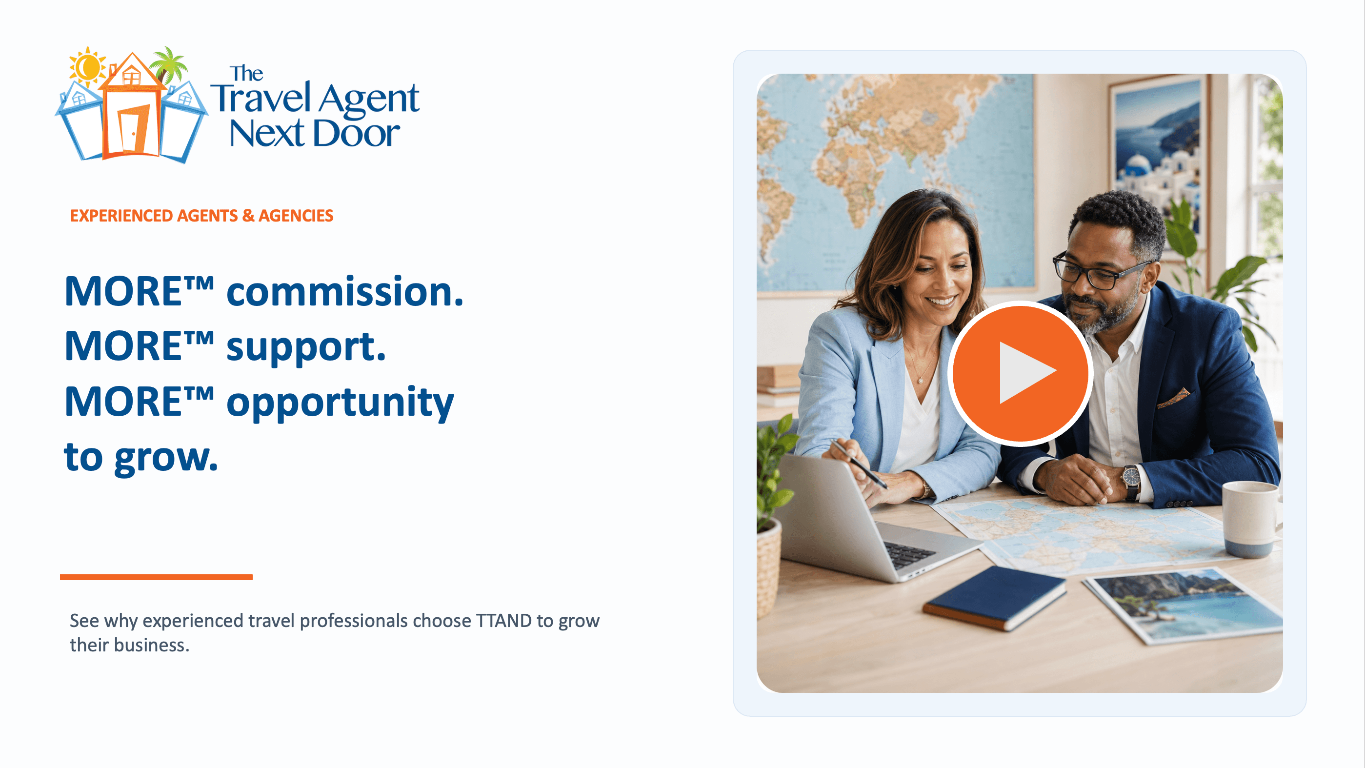 Experienced Agent/Agency webinar — MORE™ commission, support and opportunity to grow